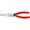 Snipe nose pliers, black atramentised with plastic coating type 30 11